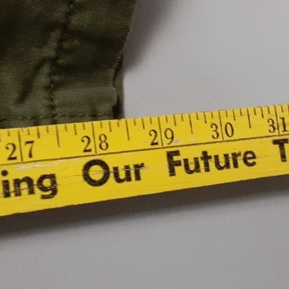 John Galt PACSUN Olive Green Low Rise Utility Cargo Pants - Picture 6 of 10